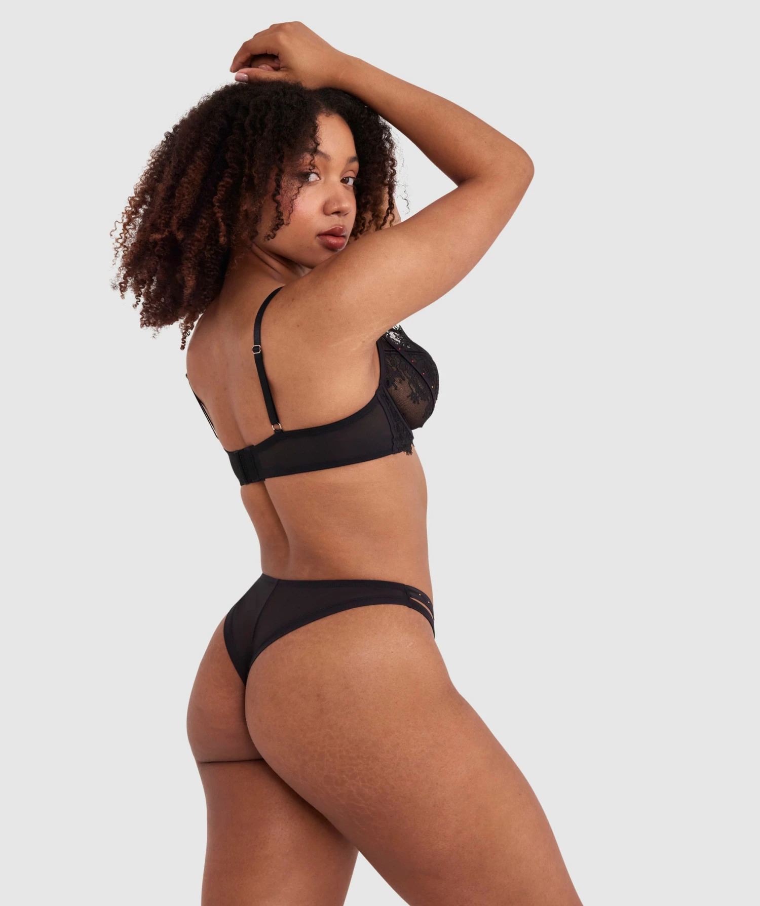 Vamp Midnight Mischief Full Cup Bra - Black 4 Vamp Midnight Mischief Full Cup Bra - Black - Image 4