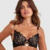Vamp Midnight Mischief Push Up Bra - Black