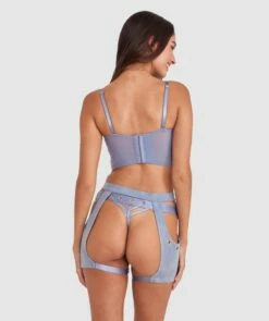 Vamp One More Time Suspender - Blue Denim -BRAS N THINGS Shop vamp one more time suspender blue denim 01457701 3