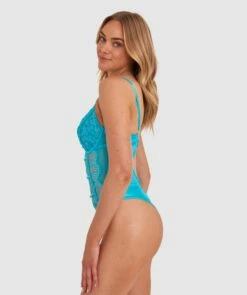Vamp Sea Vixen Push Up Bodysuit - Teal -BRAS N THINGS Shop vamp sea vixen push up bodysuit teal 01459001 28