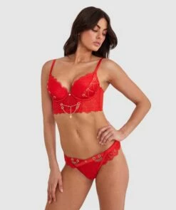 Vamp She's A Vamp Double Push Up Bra - Red 8 Vamp She's A Vamp Double Push Up Bra - Red -BRAS N THINGS Shop vamp she s a vamp double push up bra red 01428101 7