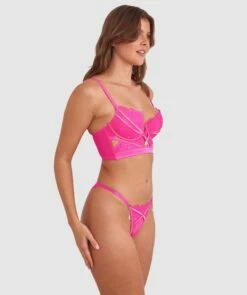Vamp Showthang Double Push Up Bra - Fuchsia Pink -BRAS N THINGS Shop vamp showthang double push up bra fuchsia pink 01428601