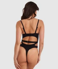 Vamp Swim Buckle Up Baby Contour One Piece - Black -BRAS N THINGS Shop vamp swim buckle up baby contour one piece black 01423501 1