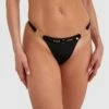 Vamp Swim Buckle Up Baby V String - Black