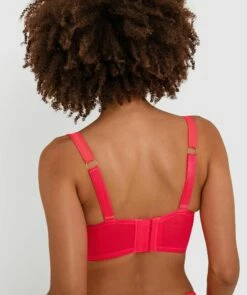 Vamp Tied To You Push Up Longline Bra - Fuchsia Pink -BRAS N THINGS Shop vamp tied to you push up longline bra fuchsia pink 01349001 5