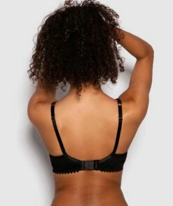 Venice Full Cup Balconette Bra - Black