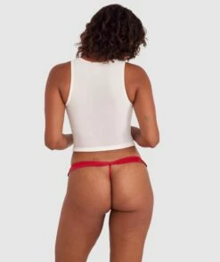 Vivienne Mini V - Red -BRAS N THINGS Shop vivienne mini v red 01483701 3