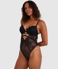 Zara Push Up Bodysuit - Black 10 Zara Push Up Bodysuit - Black -BRAS N THINGS Shop zara push up bodysuit black 01448601 7