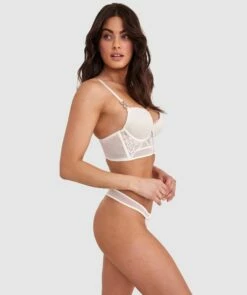 Zara V String - Ivory -BRAS N THINGS Shop zara v string ivory 01448401 4