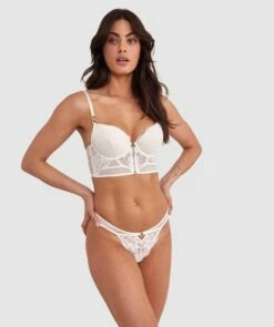 Zara V String - Ivory -BRAS N THINGS Shop zara v string ivory 01448401 7