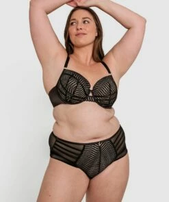 Zuri Full Cup Balconette Bra - Black -BRAS N THINGS Shop zuri full cup balconette bra black 01413601 20